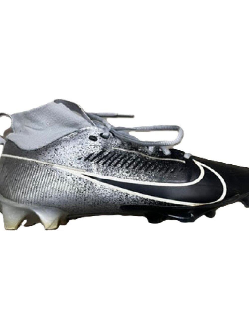 Nike Vapor Edge Pro 360 2 Football Cleat - Metallic Silver/Black - US Size 10